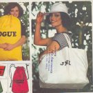 Vogue Sewing Pattern 1451 Bags, Duffle, Tote, Laundry, Cosmetic, Glasses Case, One Size