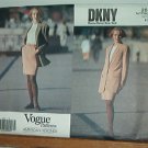Vogue Sewing Pattern 2612 Donna Karen, DKNY Long Jacket and skirt, Size 8 10 12