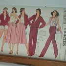 Vogue Sewing Pattern 7115 Wrap skirt, Jacket, Camesole, pants and shorts, Size 8