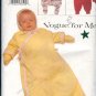 Vogue Sewing Pattern 7154, Baby bunting, mittens and hat. Size 12 - 21 lbs