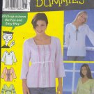 Simplicity Sewing Pattern 5553 Pretty top in three versions, Sizes 6 - 12
