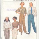 Simplicity Sewing Pattern 6990 Pleated Pants, Size 14