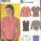 Simplicity Sewing Pattern Blouse with six variations, Sizes 6 - 12