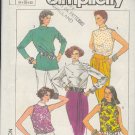 Simplicity Sewing Pattern 7497 Five Blouses, Sizes 6 8 10