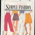 Simplicity Sewing Pattern 9625 Pants and Shorts, Sizes 16 - 24