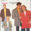 Simplicity Sewing Pattern 9803 Classic Jacket for Men and Women, Size 28 -36" chest