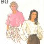 Simplicity Sewing Pattern 9838 Two Blouses, Sizes 10 - 20