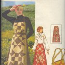 Butterick Sewing Pattern 4434, Apron, Skirt and Purse, Size 12