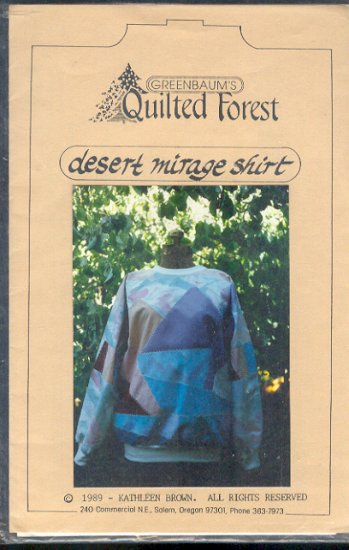 Sewing Pattern Quilted Forest, Desert Mirage Short, Size 6-20