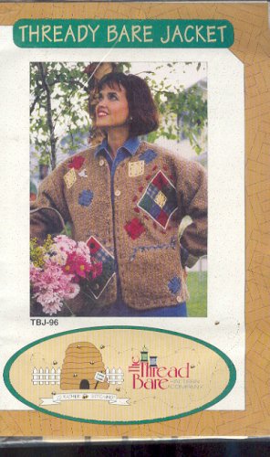 Sewing Pattern, Thread Bare Pattern, TBJ 96 Plush Felt Jacket, One Size