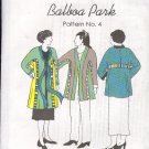 Sewing Pattern, Park Bench Pattern Co., alboa Park #4, Two jackets, Size 48" bust