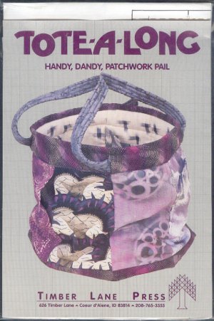 Sewing Pattern, Timber Lane Press, Patwork Pail, Large size only