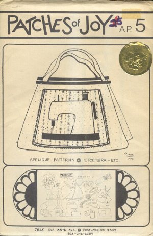 Sewing Pattern, Patches of Joy, Sewing Tote, One Size