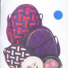 Sewing Pattern, Ghee's 791 Roundabout Handbags, 8, 9 and 12 inches