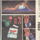 McCall's Sewing Pattern 7583, Sun Mat, Tote, Duffle, Picnic Baskets and accessories, One Size