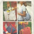 Simpliicty Sewing Pattern 7004, Four Bags, cut, One Size