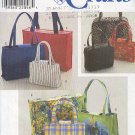 Simpliicty Sewing Pattery 8331, Six bags and totes, one size each