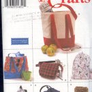 Simplicity Sewing Pattern, 9658, Seven Utility bags, Good instruction, One size for each