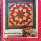 Sewing Pattern, Amish Star Wall Quilt by Yours truly, 46" X 46"
