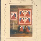 Sewing Pattern, Heartland Treasurers Inc Old St.Nick, mini quilt, wall hanging  santa on a stick.