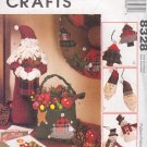 McCall's Sewing Pattern 8238, Ornaments, Bag, Santa Doll and Wreath