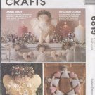 McCall's Sewing Pattern 6819 Christmas Heart, Doll/Topper,, Garland and Wreath, One size