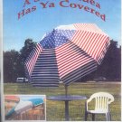 Sewing Pattern, Remove and wash patio unbrella pattern, includes spoke protectors,