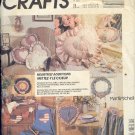 McCall's Sewing Pattern 888, Pillows, Wall hanging, mats, necklace, belt and apron, One size