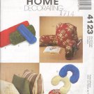 McCall's Sewing Pattern 4123, Unusual Pillows, Easily made