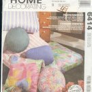McCall's Sewing Pattern 6414, Pillows and Cushions, 15 styles,
