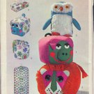 Simplicity Sewing Pattern, Three silly pillows, Vanity Bags and garment bag