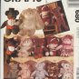 McCall's Sewing Pattern 680 21" Bear and all the clothes shown, One Size