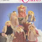 Simplicity Sewing Pattern 7421 10" Bunny Rabbit and all the clothes