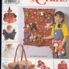Simplicity Sewing Pattern, 0657 Tote, organizer, apron, sleeping bag, clothes for  9" animals