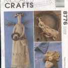 McCall's Sewing Pattern 8776 Garden Angel, 22" doll with clothing and accessory pin