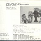 Sewing Pattern, Carolee Creations, Sittin Pretty Girls 22" doll and clothing