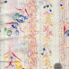 Sewing Fabric Cotton Tulips in Stripes 4 yds X 44" Soft  No. 126