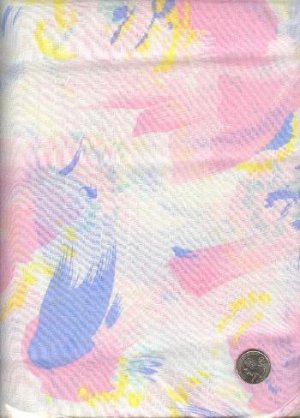 Sewing Fabric Cotton Blend Pastel 2 yds X 44"   No. 129