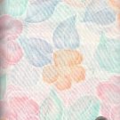 Sewing Fabric Cotton Pastel Flowers 2 yds X 44"   No. 121