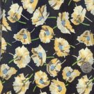 Sewing Fabric Cotton Poppies on black 2 yds X 44" No. 134