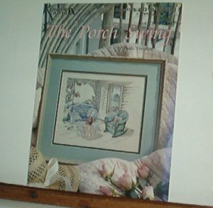 Cross Stitch Pattern THE PORCH SWING Wicker rocket and swing