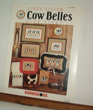 Cross Stitch Patterns - COW BELLES  Eight small designs