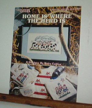 Cross Stitch Patterns COWS - HOME IS WHERE THE HERD IS  10 Small Patterns