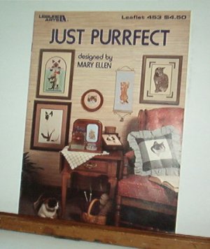 Cross Stitch Patterns - JUST PURRFECT  - Cats 10 Designs