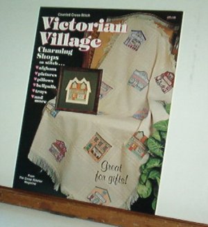 Cross Stitch Patterns VICTORIAN VILLAGE 12 Designs 9X9