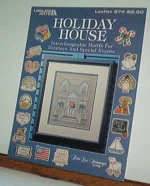 Cross Stitch Patterns Victorian House with 14 door designs