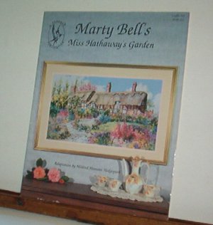 Cross Stitch Pattern - Marty Bell's MISS HATHAWAY'S GARDEN  Beautiful
