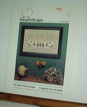 Cross Stitch patterns, Little Fat Birds Sampler, 1 design, very nice