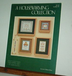Cross Stitch Patterns, Housewarming Collection, four designs