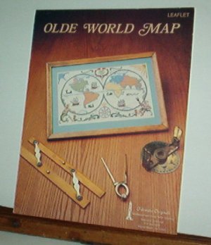 Cross Stitch Patterns,  Old World Map, l design